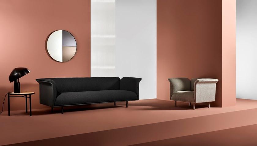 Ross Gardam Кресло из ткани с подлокотниками Noon sun-id-1353629 - Вид №5