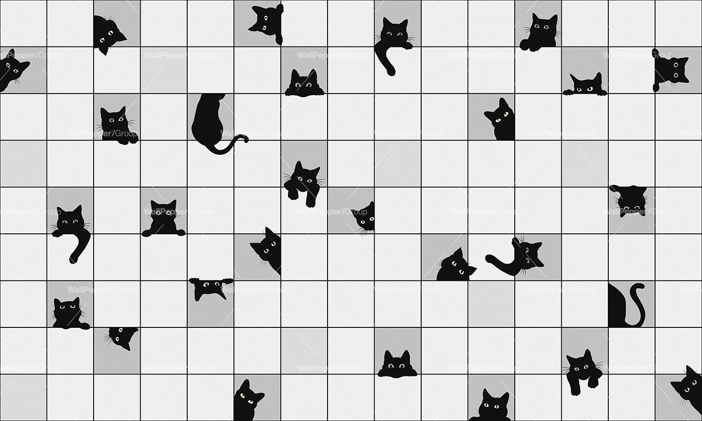 Carta da parati PVC free, eco-friendly, lavabile WallPepper MEOW ARCH-00104632 - Вид №2