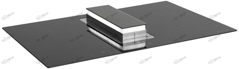 Silverline Вытяжка / плита из стали и стекла  3415 