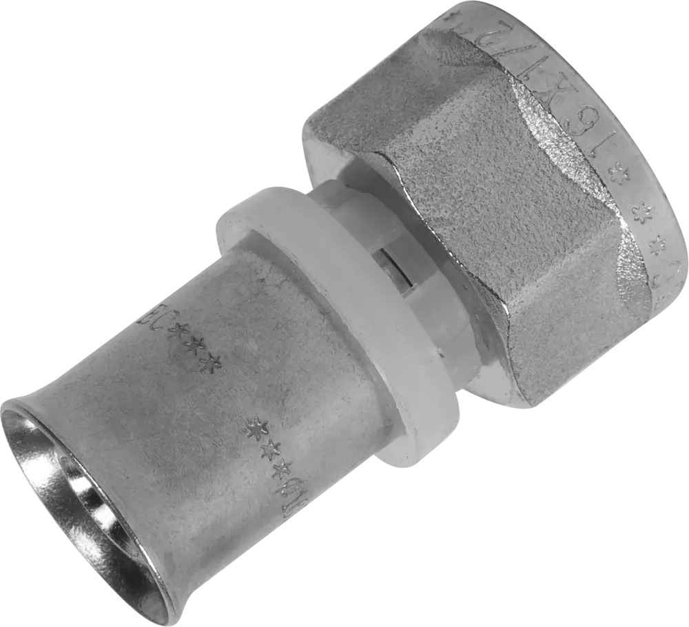 Пресс-фитинг Valtec для труб PEX и металлопластика 1/2"x16 мм 15476466