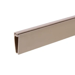 Профиль финишный защелкивающийся цвет светлый