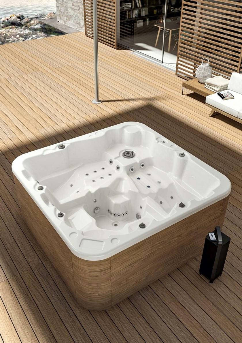 Albatros Квадратный мини-бассейн с 5-местной хромотерапией  04oap229  - Вид №2