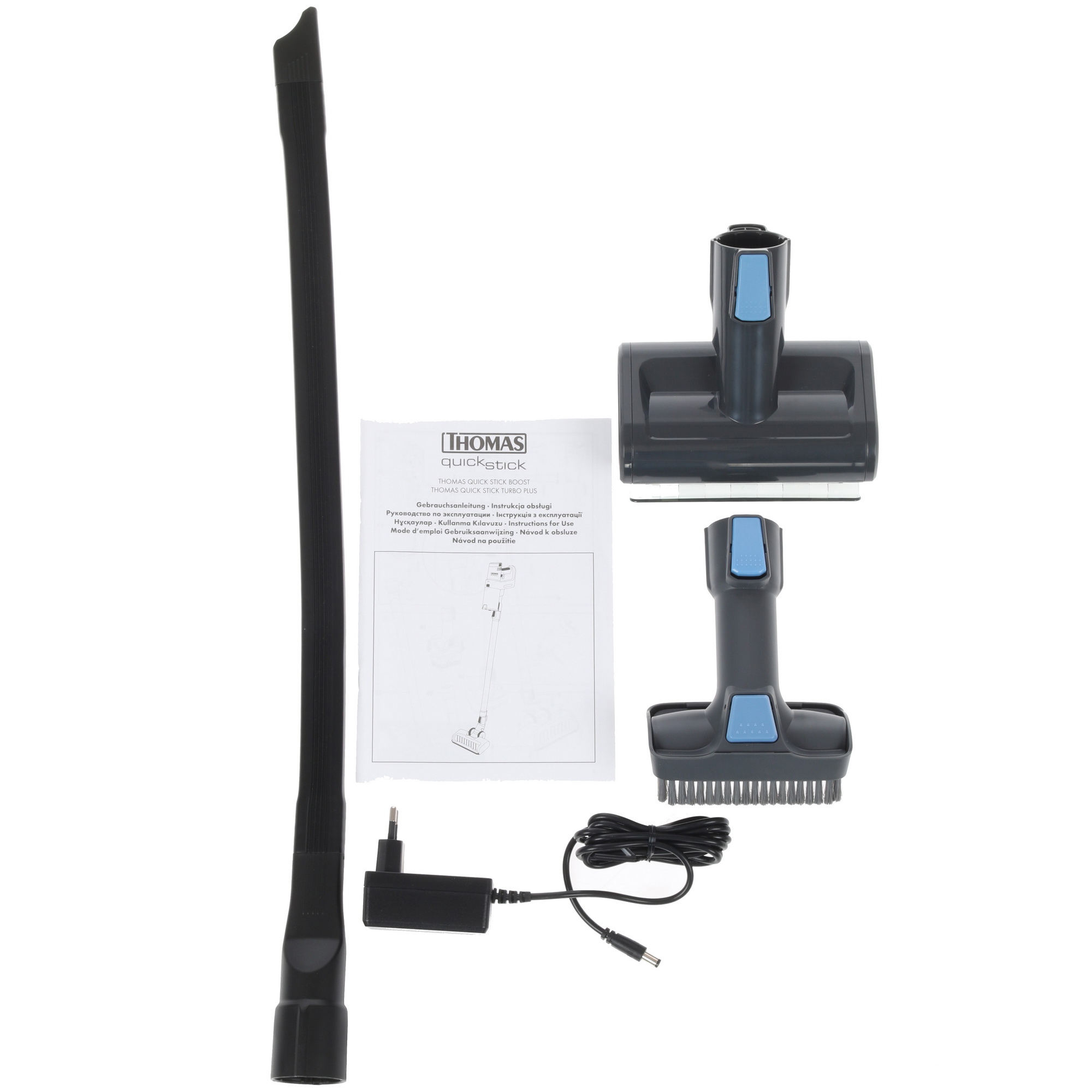 1626599 Пылесос  вертикальный  Thomas QuickStick Turbo Plus  голубой STDN-0125126 - Вид №7