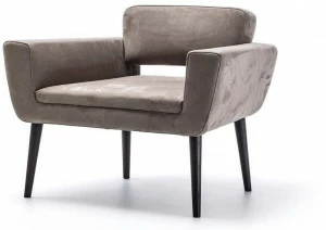 La Cividina Кресло из ткани с подлокотниками Serie_50