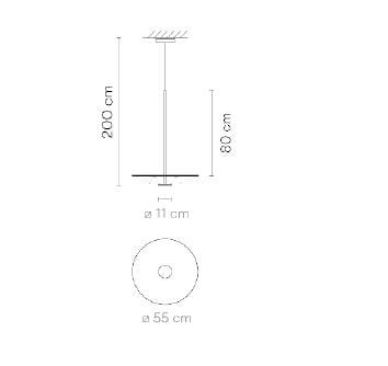 Металлический светодиодный подвесной светильник Vibia ARCH-00033406 - Вид №8