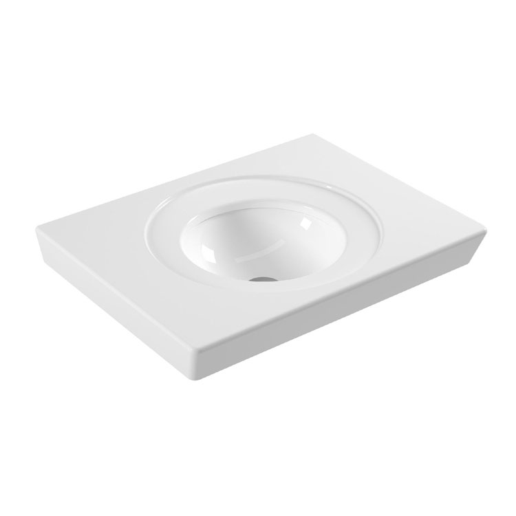 Ps30  PS30 Раковина со столешницей Poseidon 65,5x49,5см Eca  - Вид №1