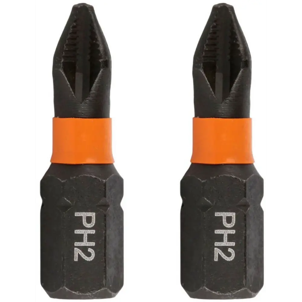 Магнитная бита RAGE PH2 25 мм для точного монтажа (2 шт) 89369259 STLM-0839838