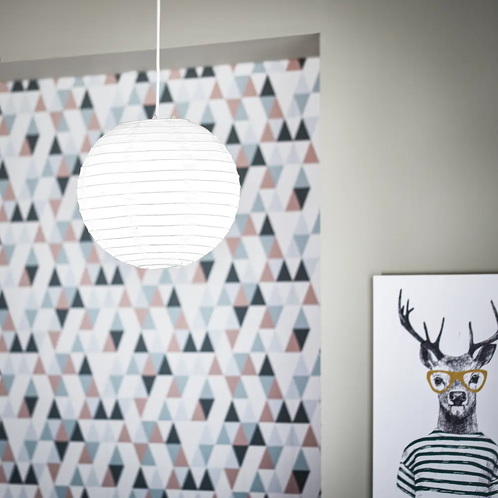 Абажур KREAFORTA «Goa» E27 цвет белый Ø30 см Santreyd STLM-2103939 - Вид №2