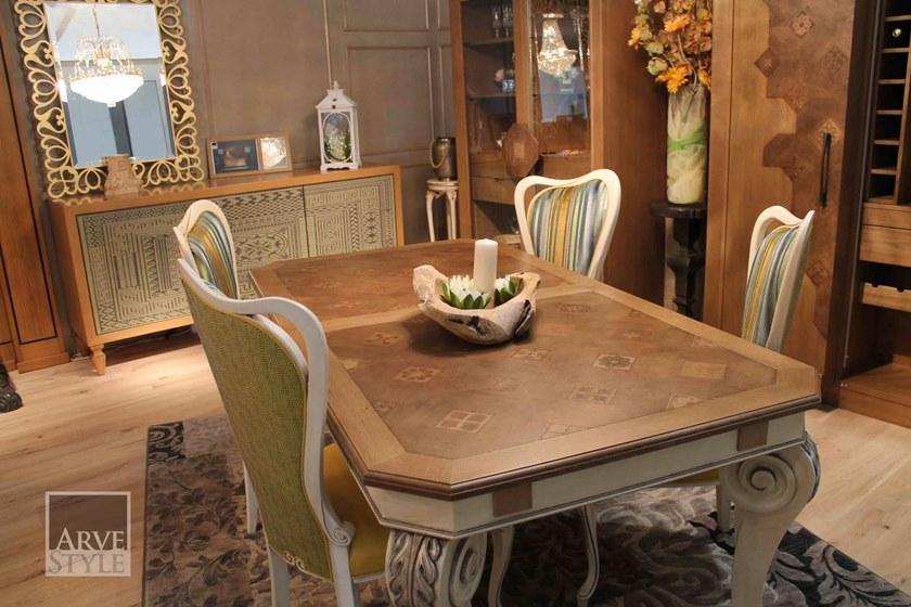 Arvestyle Раздвижной прямоугольный деревянный стол для гостиной Parquet sun-id-1494191 - Вид №6