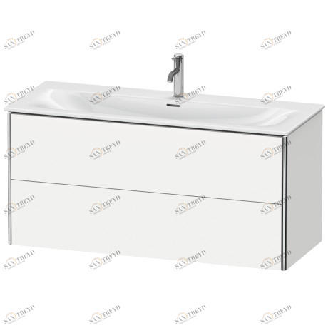 XS432601818 Тумбочка подвесная XSquare #XS4326 1210 x 478 мм Белый матовый, декор Duravit