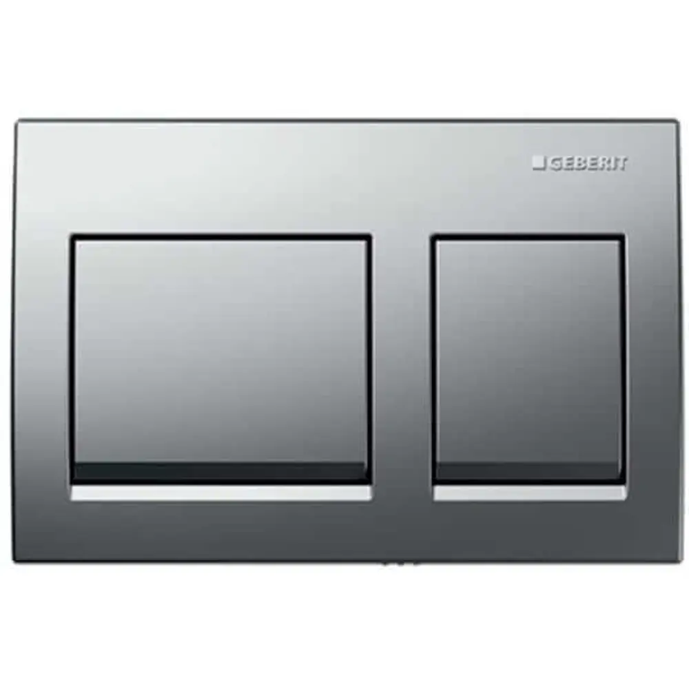 Панель смыва Geberit Alpha35 матовый хром для скрытой инсталляции 88534151 STLM-1434797 - Вид №1