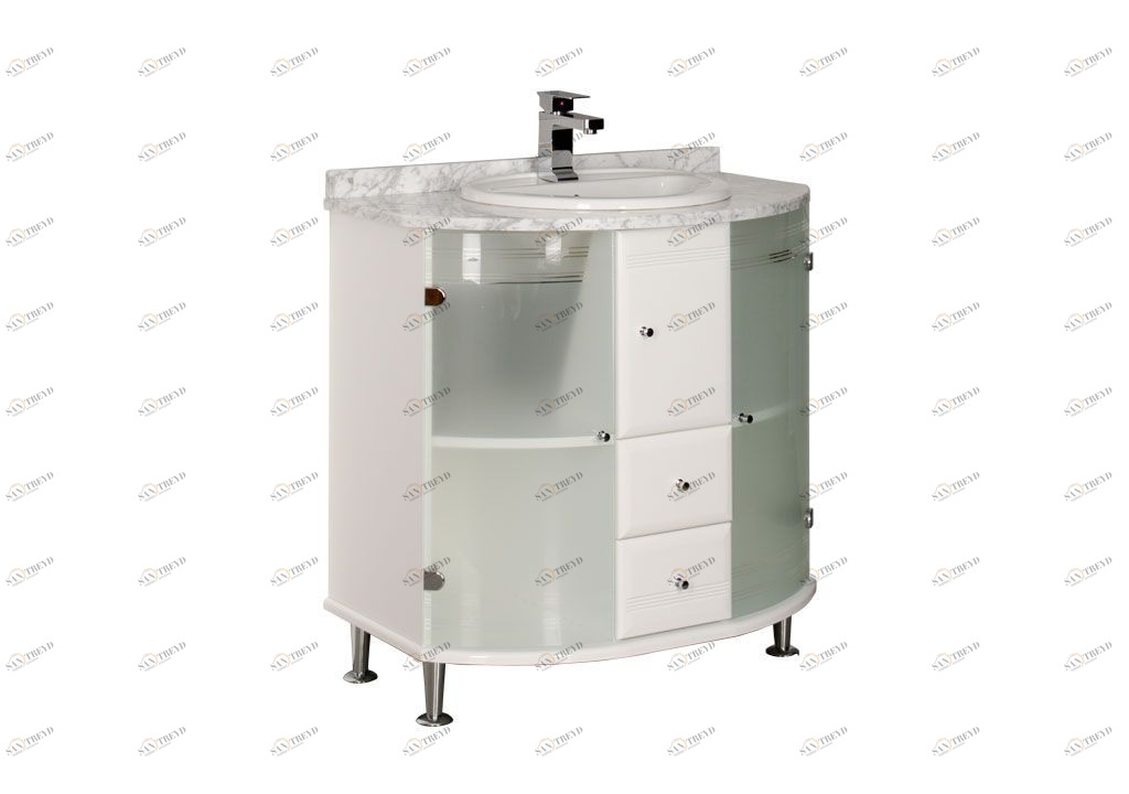 Тумба под раковину Aquanet Рио 85 белый sun-id-271829