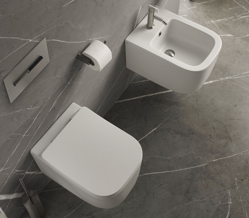 S596T1R1V1.101 Биде подвесное A. e T. Italia QUO Белый матовый AeT ITALIA - Вид №2