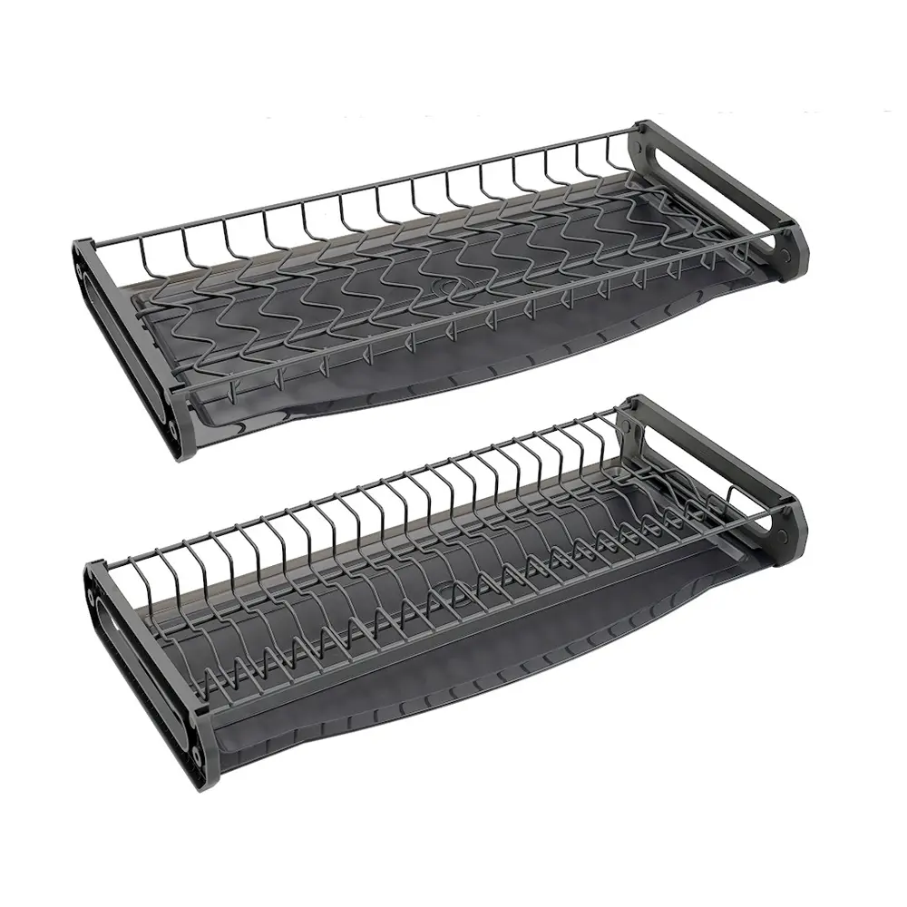 Сушилка для посуды в шкаф Lemax Evolution 26x7x56.4 см 2 яруса металл цвет серый STLM-2203565