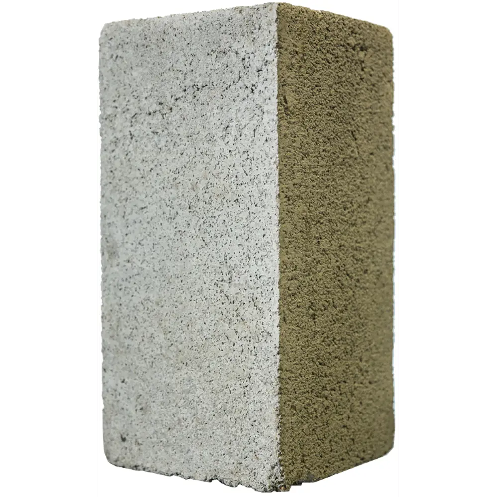 Блок керамзитобетонный полнотелый м100 390x190x188 мм Santreyd STLM-2096512