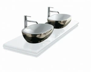 GALASSIA Двойная стеклянная столешница Midas