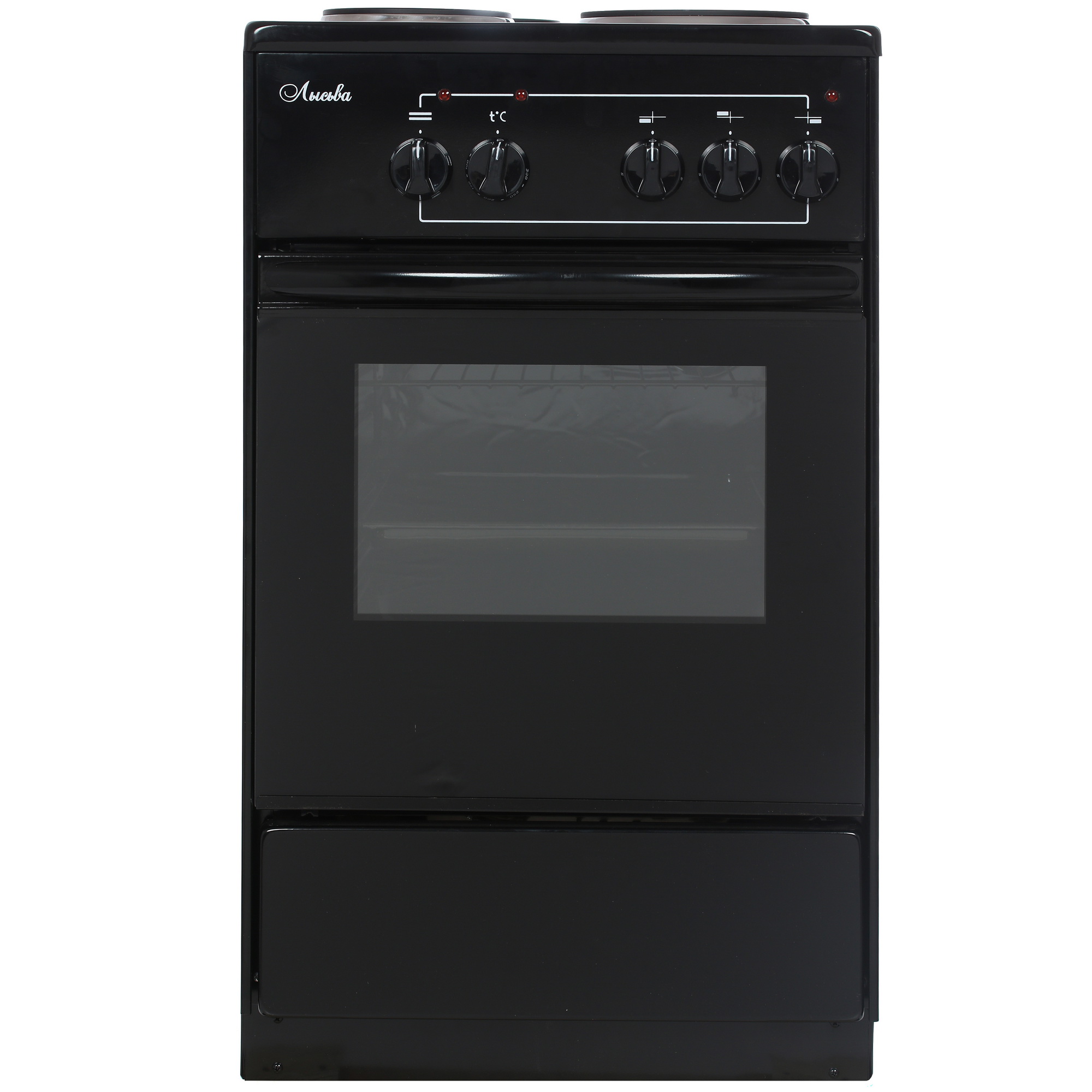 1174023 Электрическая плита Лысьва ЭП 301 СТ черный STDN-0139681