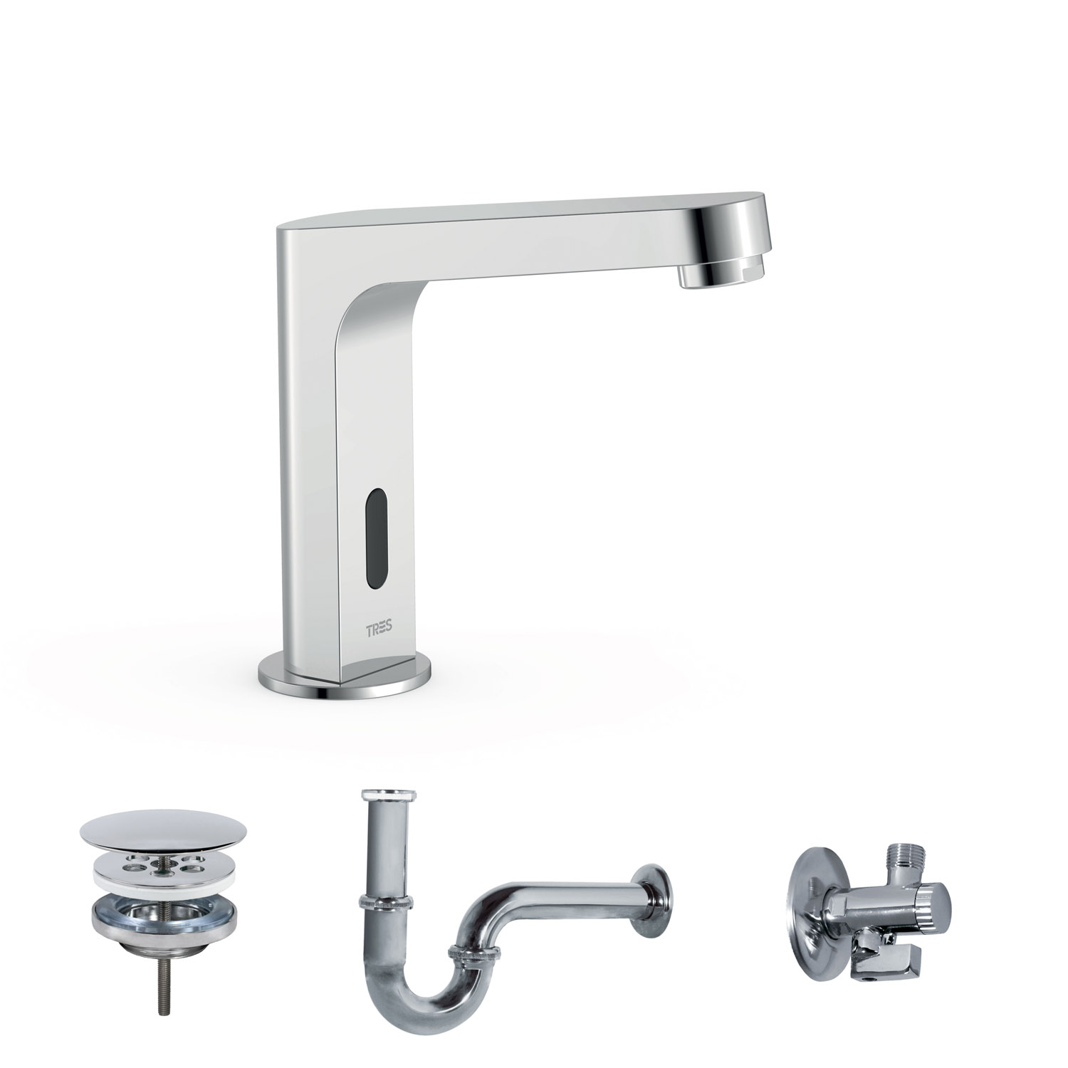 ЭЛЕКТРОННЫЙ 1 комплект электронного смесителя для раковины-39210397 TRES Electronic