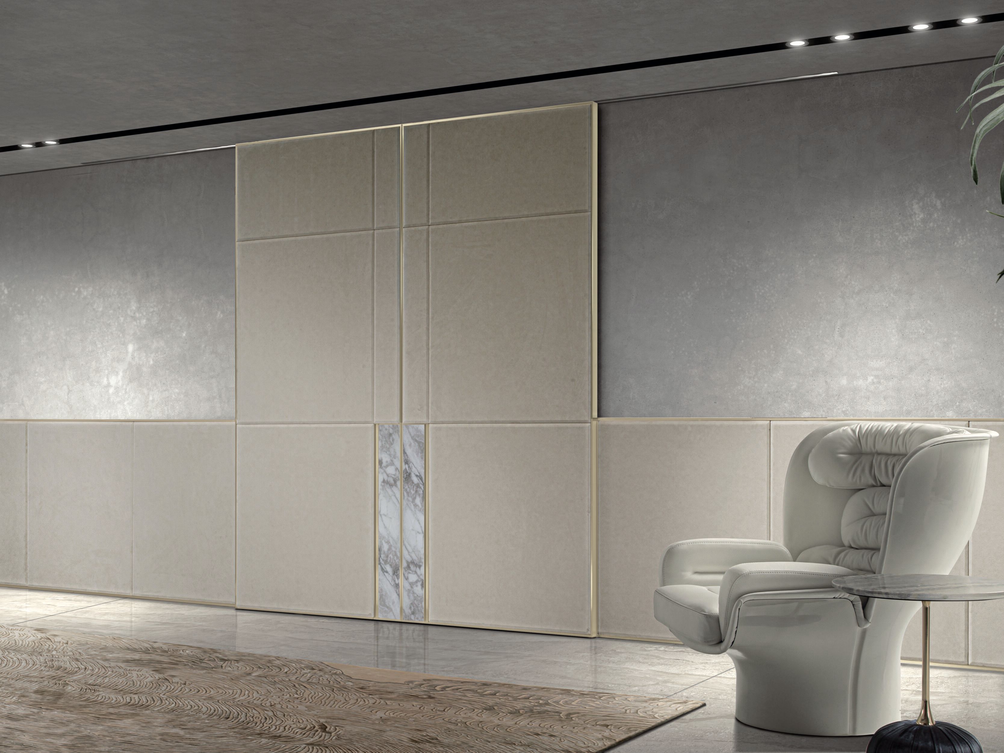 Кожаная дверь Longhi Aluminiun Chic-Doors ARCH-00083612