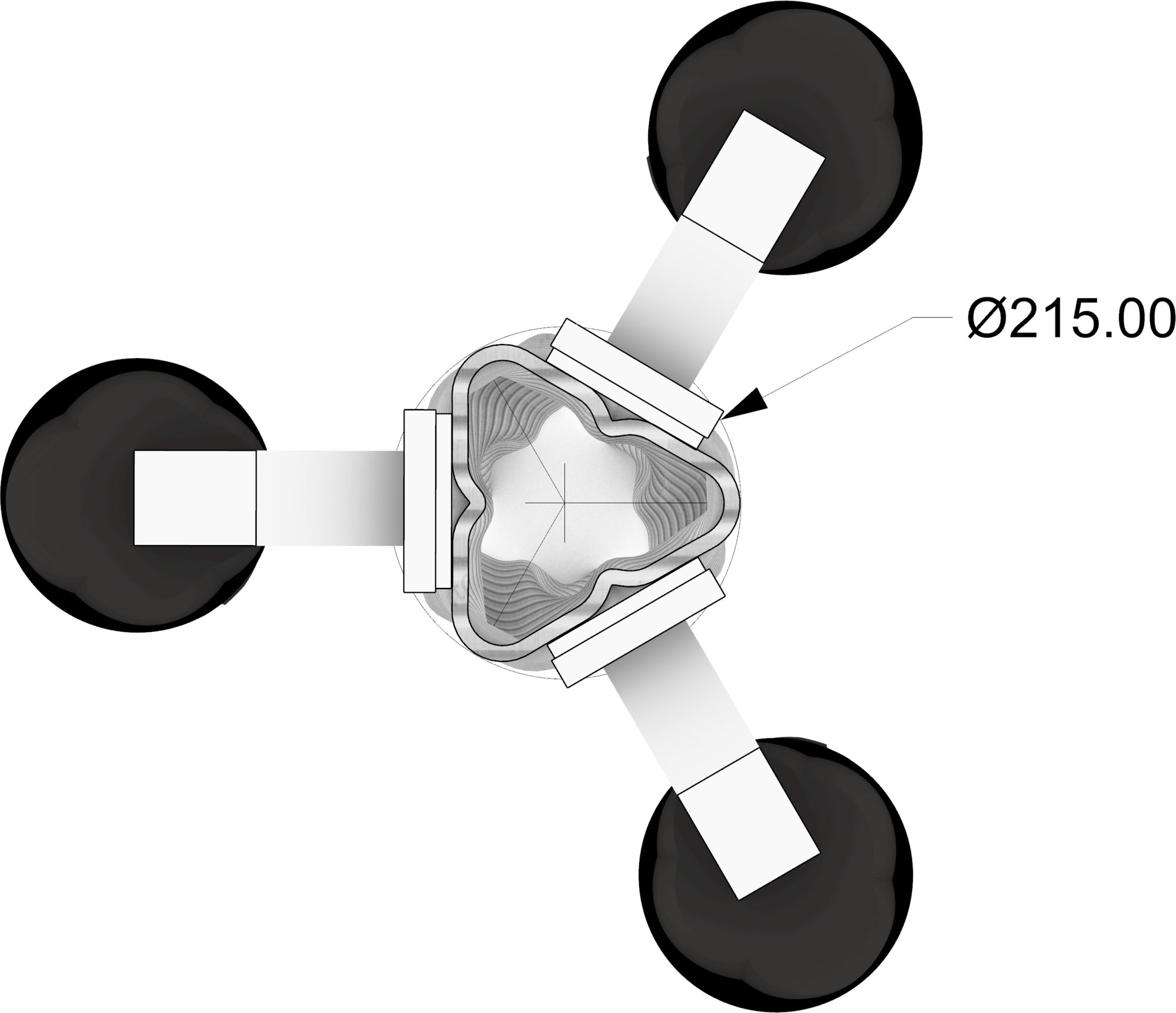 Concreative Многофункциональный столб из бетона с 3D-печатью  1903-040  - Вид №7