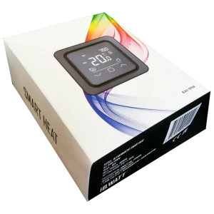 90535314 Термостат программируемый Iqwatt Smart heat цвет черный STLM-1523056