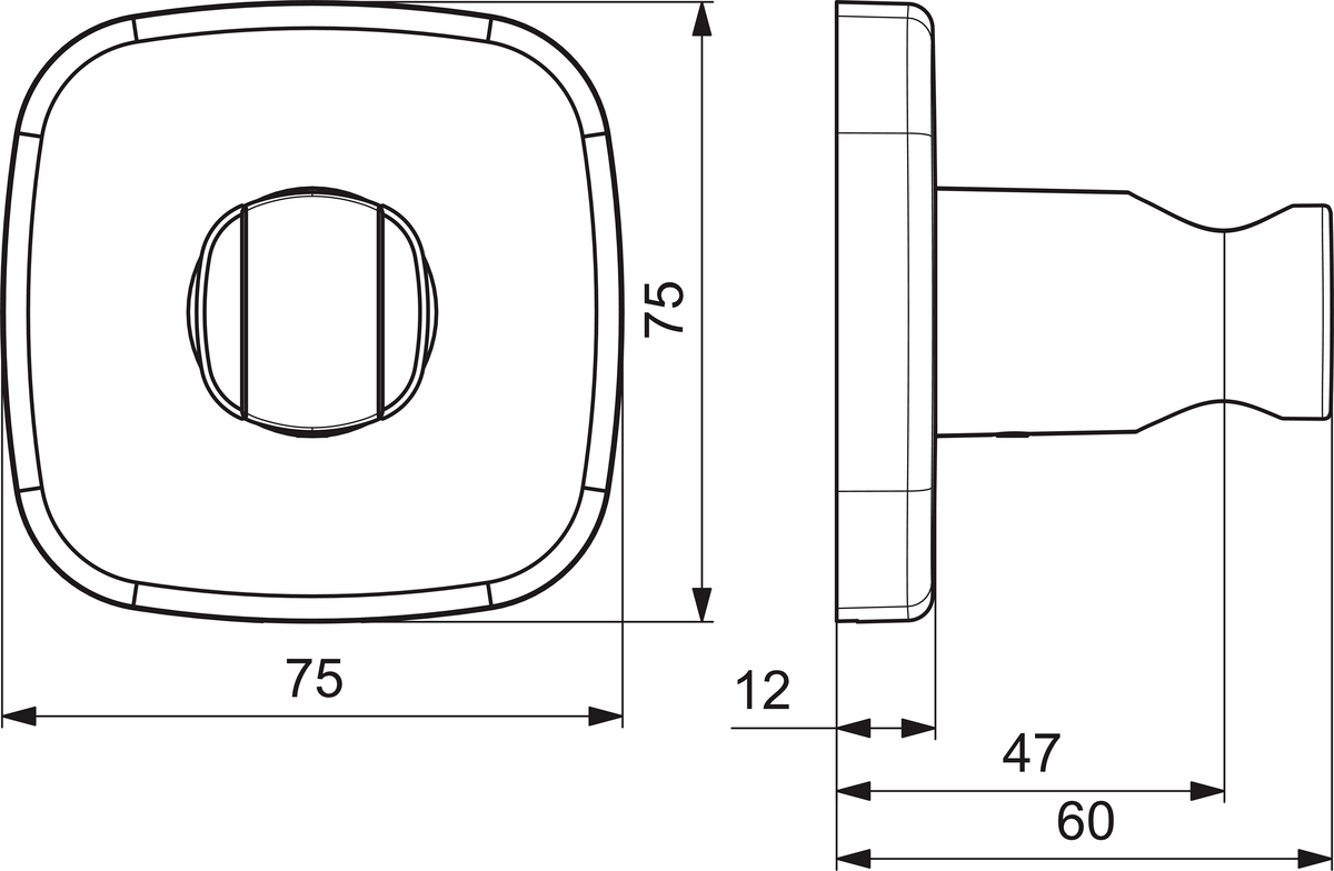 Oras 251300 Держатель ручного душа 251300  Хром  - Вид №1