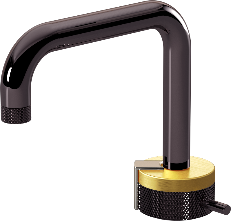 E-11500-R1BAU-L2PN-OX Однорычажный прогрессивный смеситель для раковины - излив 15,3см GRAFF MOD+