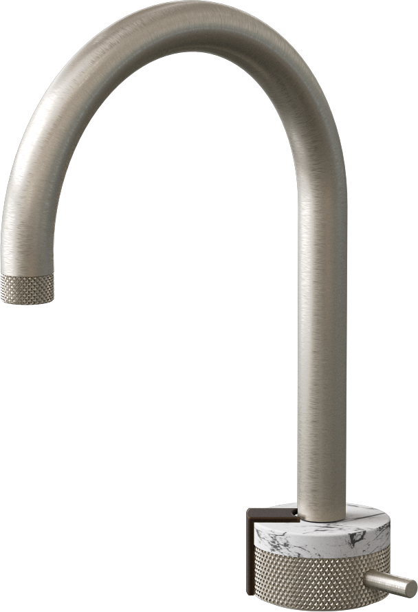 E-11502-R2MW-L2OB-SN Однорычажный прогрессивный смеситель для раковины - излив 16см GRAFF MOD+