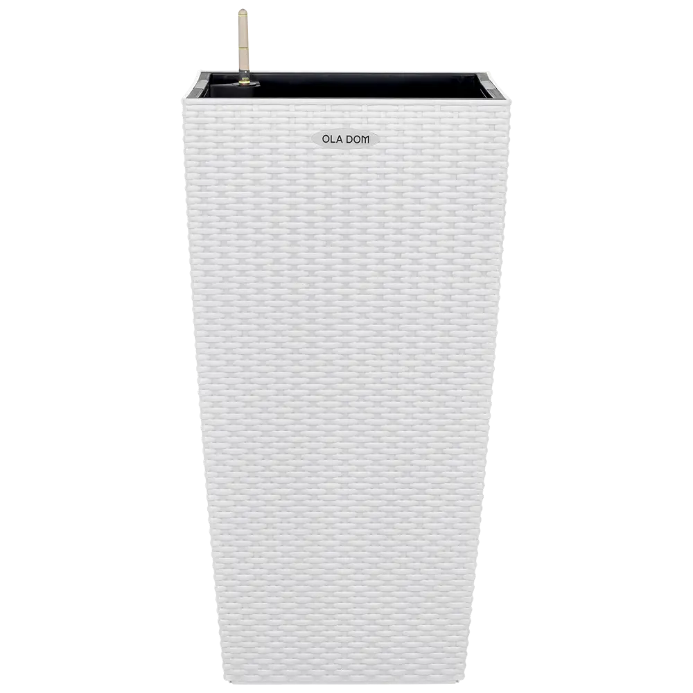 Кашпо для цветов Ola Dom Rattan 31 л белый Santreyd STLM-2104692