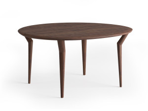 Круглый стол из грецкого ореха