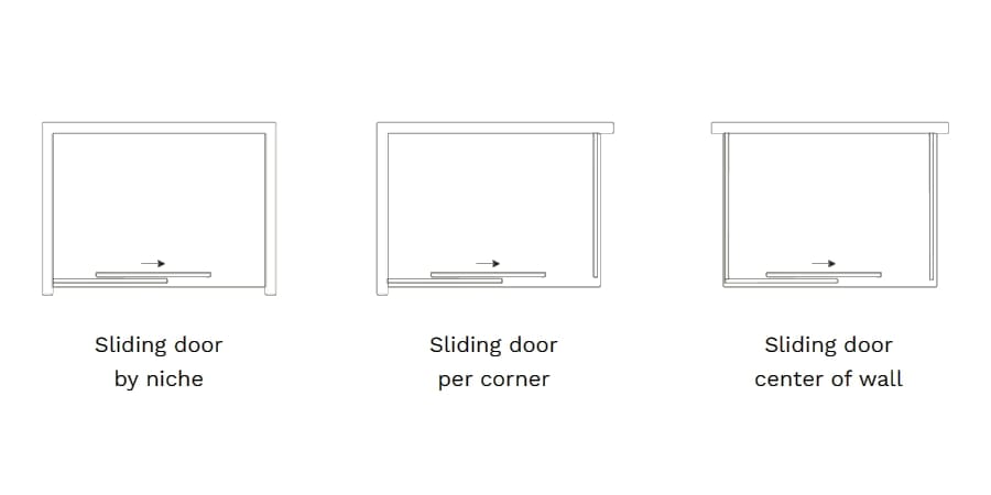 Алюминиевая и стеклянная угловая душевая кабина TAMANACO PSCRAPID ARCH-00086673 - Вид №6
