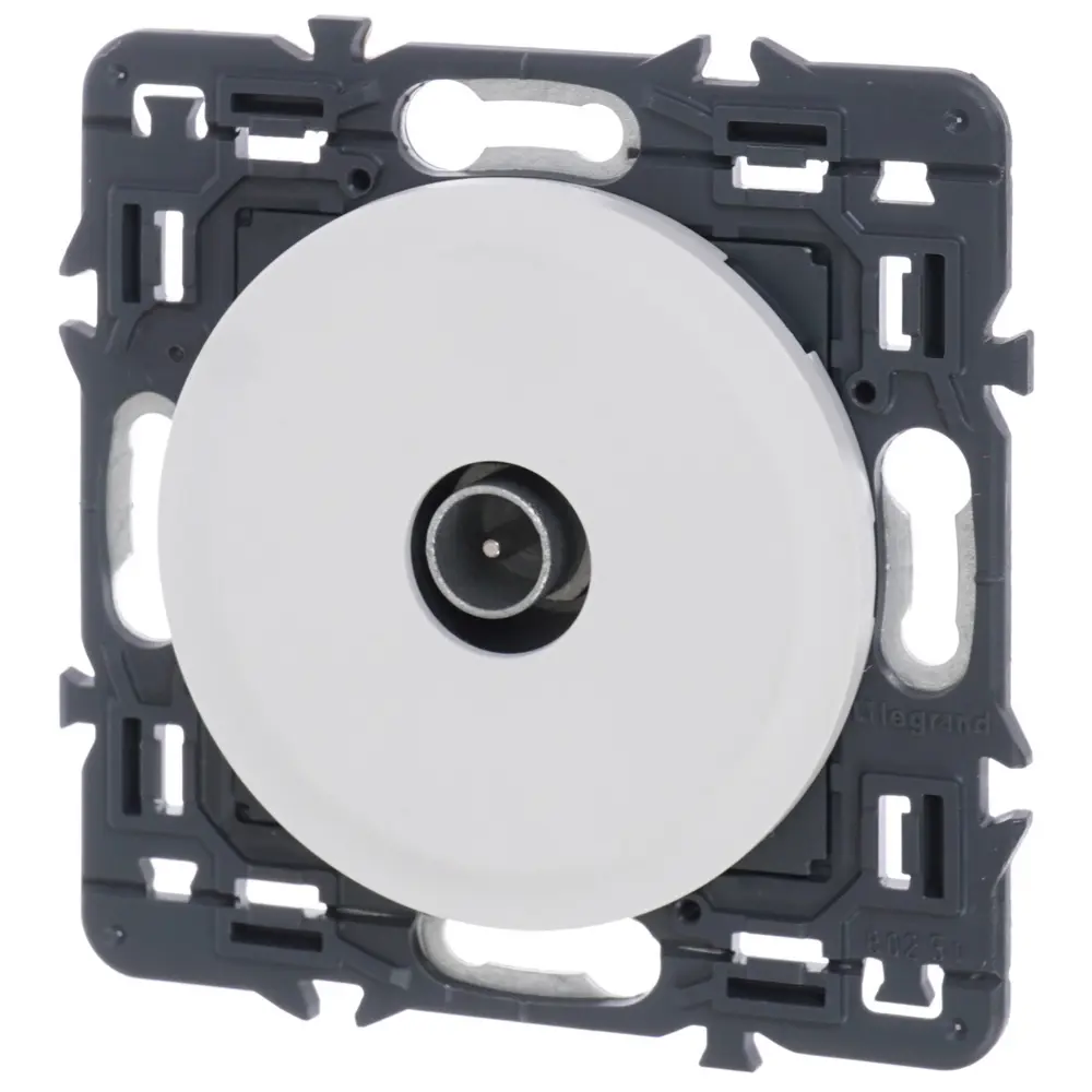 ТВ-розетка Legrand Celiane, оконечная, цвет белый STLM-2186056