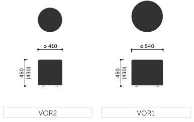 profim Пуф из ткани Vancouver oto sun-id-1408006 - Вид №3