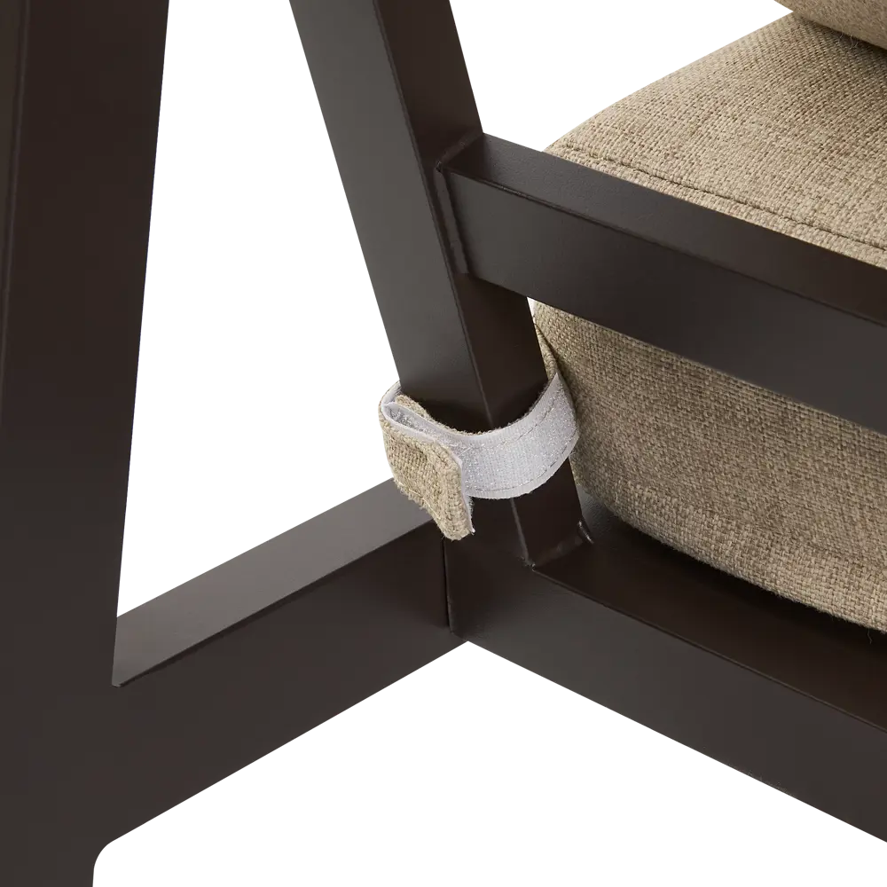 Набор садовой мебели для обеда с подушками  BEGINIA Sugan Алюминий Стол, диван, кресло 2 шт Бежевый STLM-2131932 - Вид №17