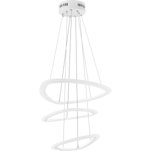 Светильник подвесной светодиодный Escada 10208/3LED с пультом управления, 20 м², регулируемый белый свет, цвет белый