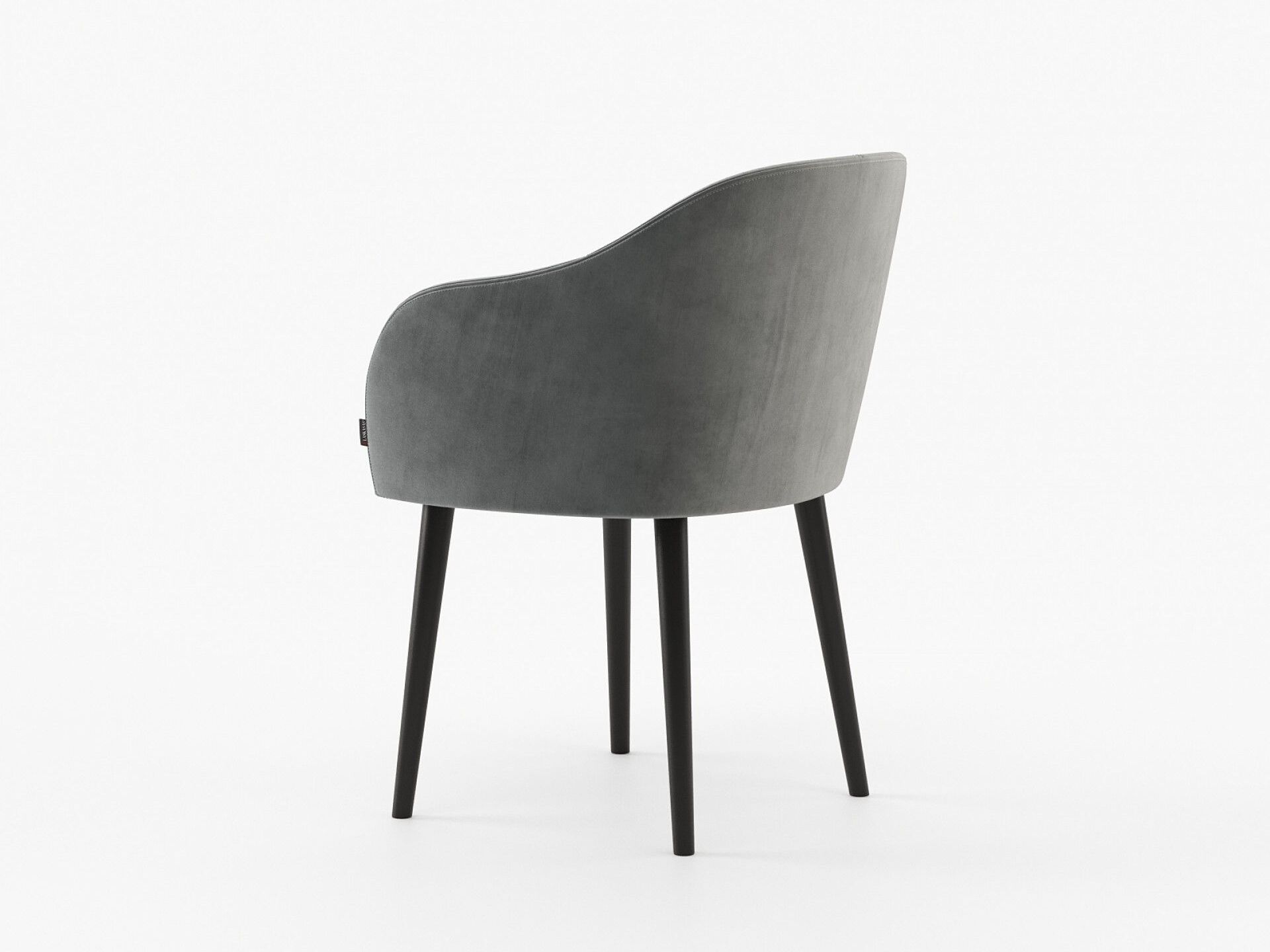 Бархатный стул с подлокотниками Laskasas ARCH-00081929 - Вид №1