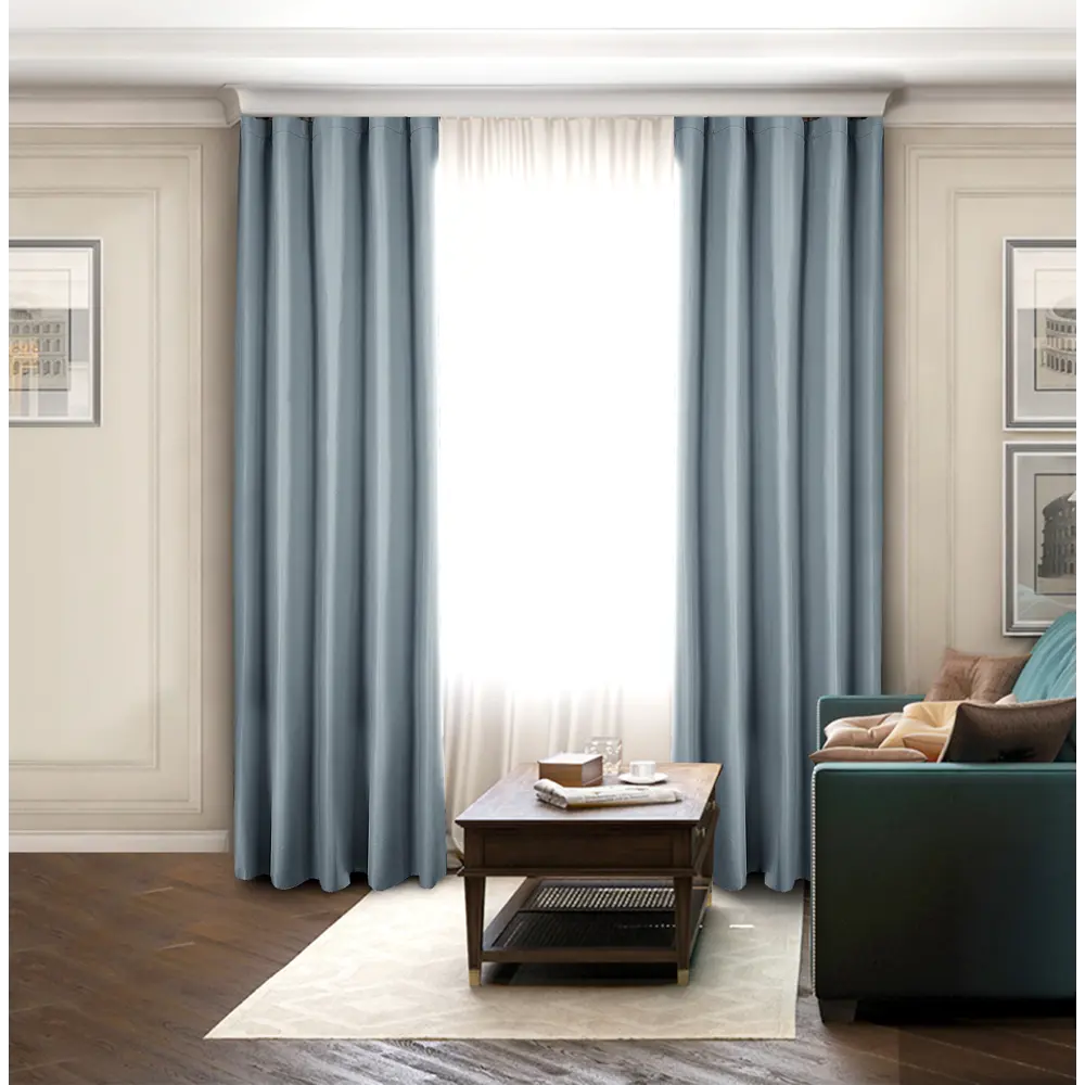 СТОЛИЦА ТЕКСТИЛЯ Bordeaux - штора блэкаут с лентой для идеальной драпировки 88039137 STLM-1059234 - Вид №5