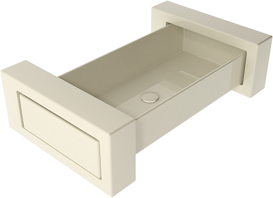 BXLAME80LC13 Подвесная раковина настенная GSG CERAMIC BOX