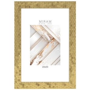 Рамка Мирам 20x30 см золотистая для фото без паспарту 89422788