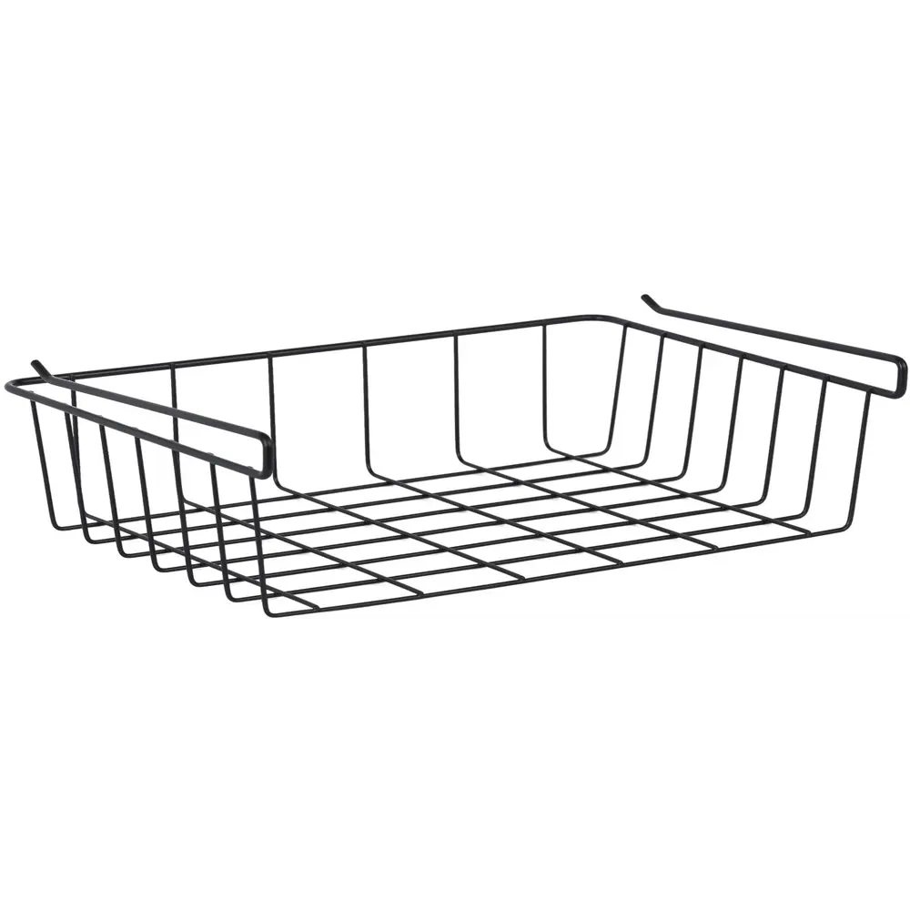 Выдвижная корзина с рамой KONSENSA 36x25.7x12 см цвет черный STLM-2015414 - Вид №5