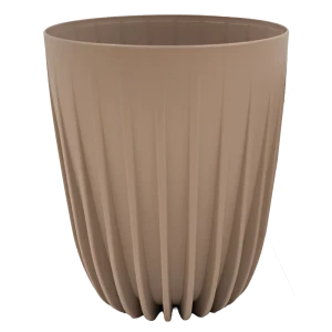 Кашпо Evergreen Design Сигма 17x17x20.5 см v3.3 л пластик фраппе 89452983 STLM-2129254