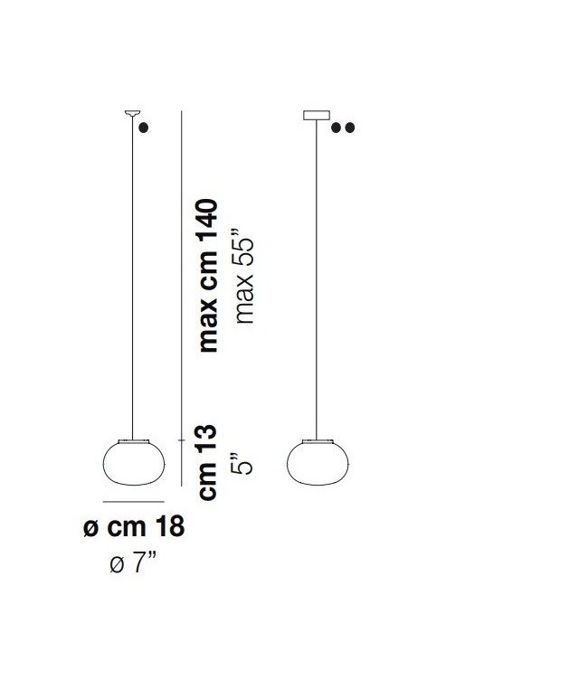 Vistosi Lucciola SP 18 LUCCIOLASP18 светильник подвесной 111434 - Вид №2