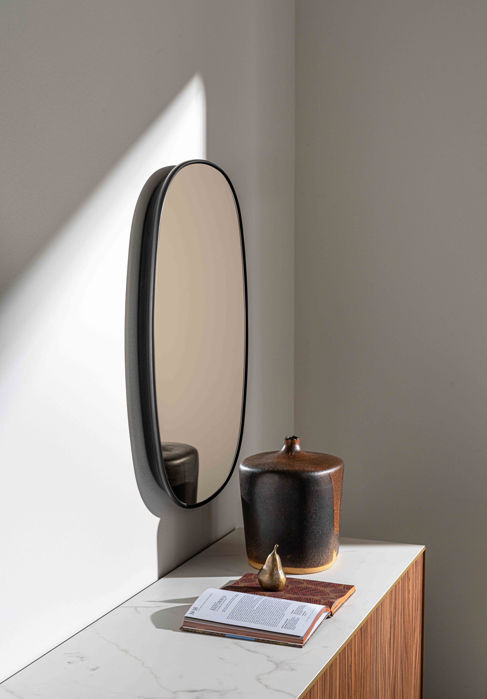 Овальное настенное зеркало в рамке Sovet Italia SLEN ARCH-00152181 - Вид №2