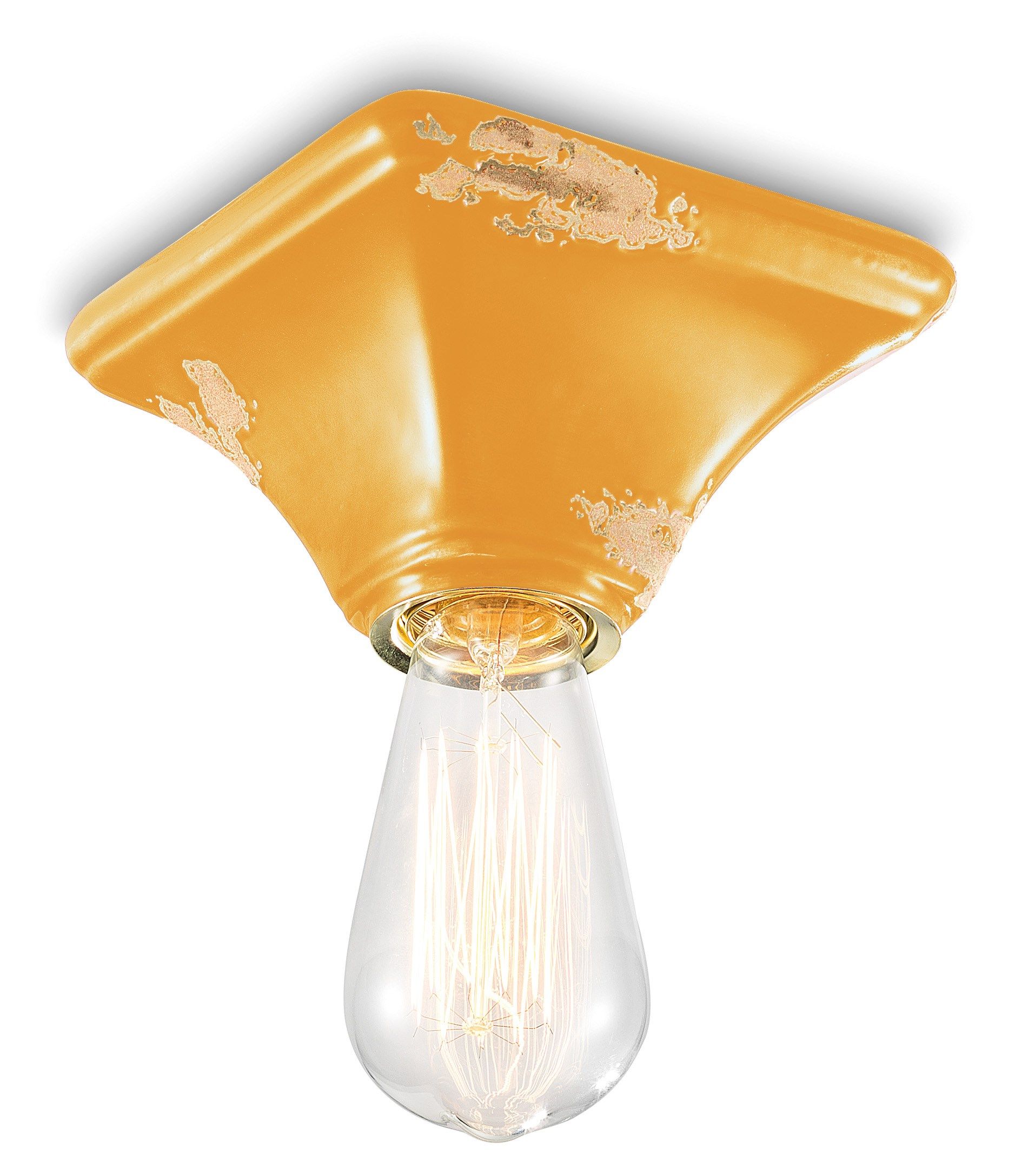 Керамический квадратный потолочный светильник FERROLUCE Винтаж ARCH-00033481 - Вид №15