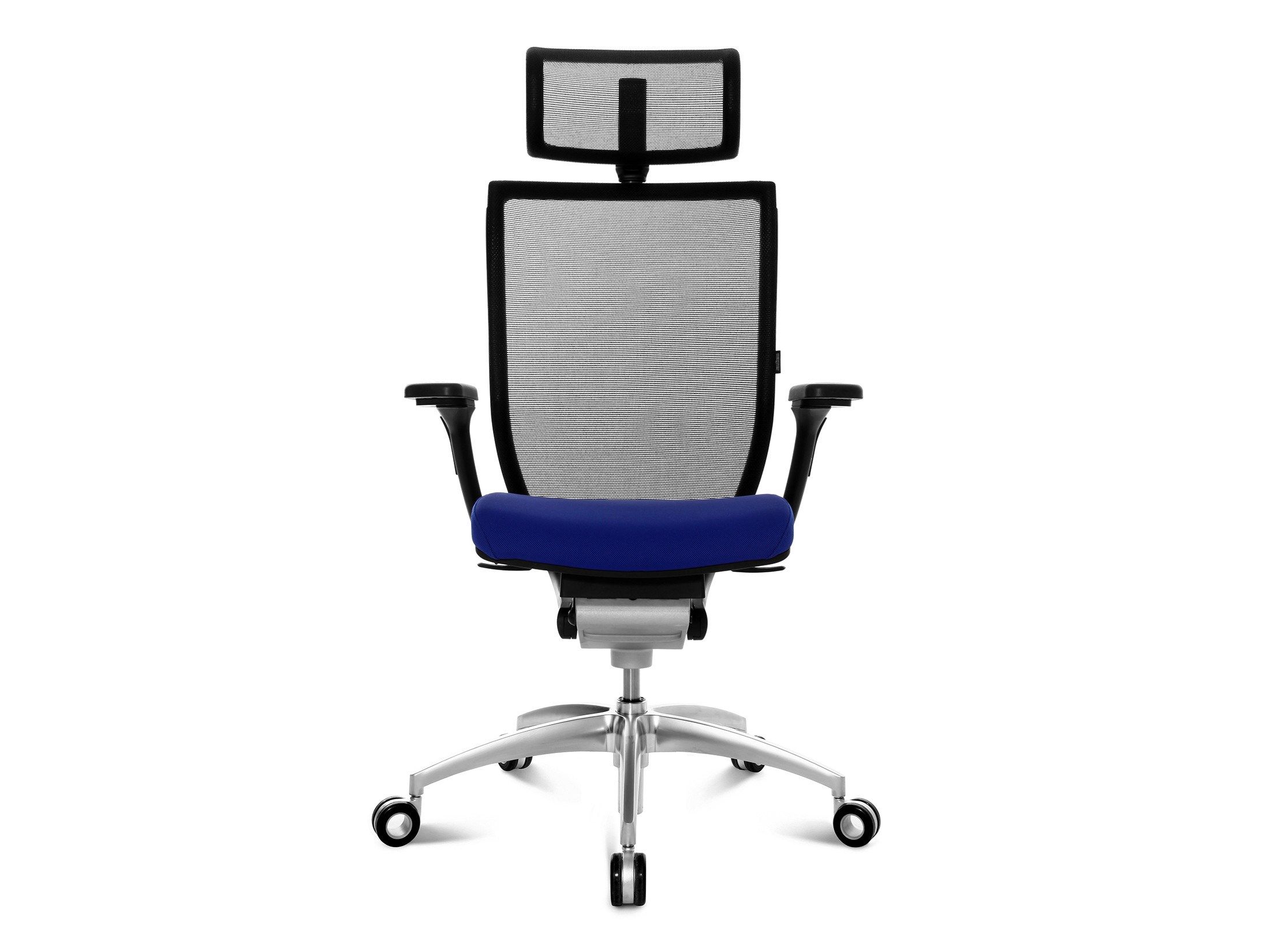 Сетчатое вращающееся офисное кресло с подголовником Wagner ARCH-00015583 - Вид №1