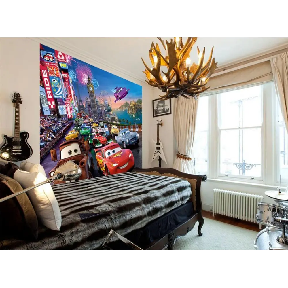 Фотопанно бумажное «Cars Race», 184х254 см Komar Disney/Marvel/Star Wars STLM-2037327 - Вид №2