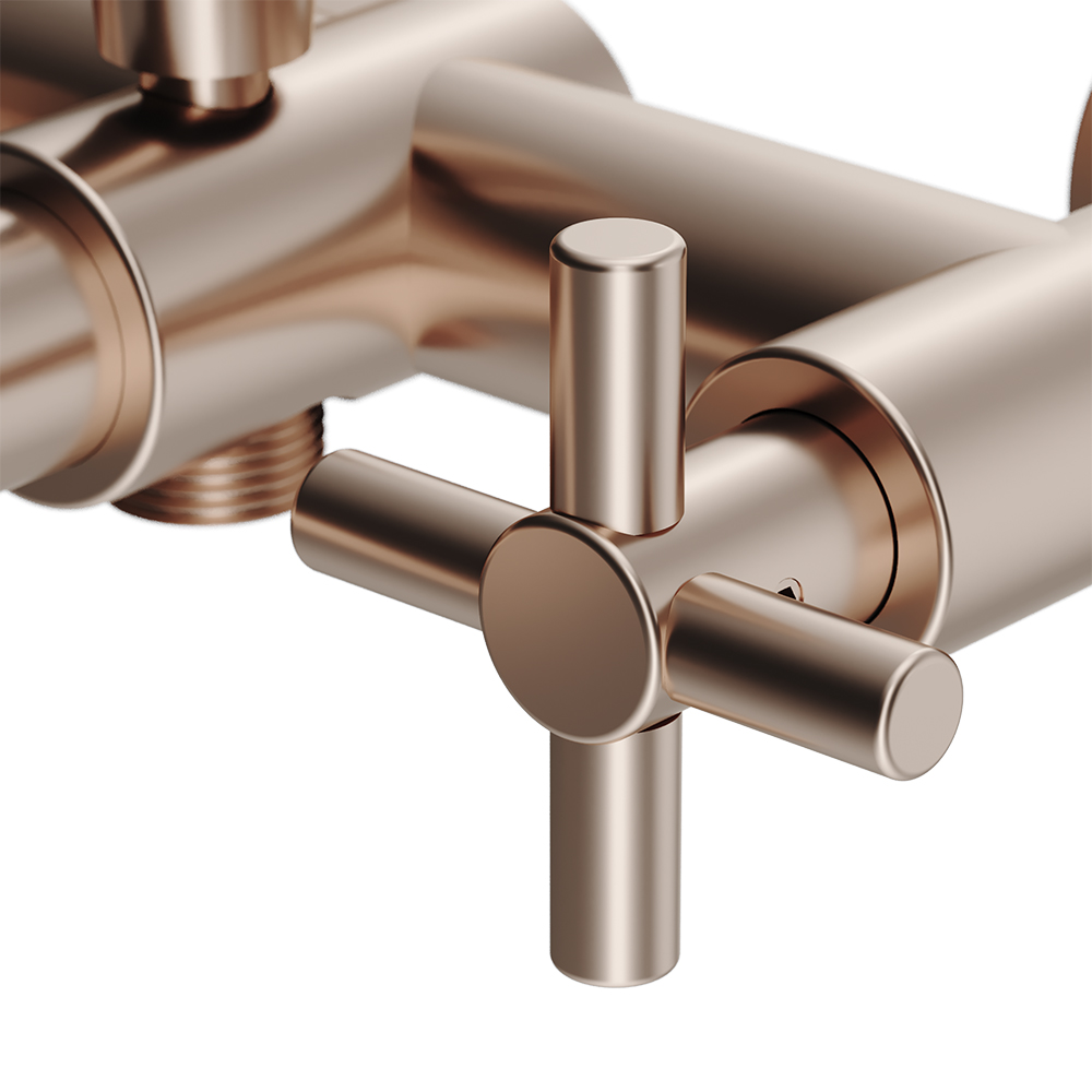 281000000 Nickel смеситель для ванны/душа Damixa Neo Classic  - Вид №4