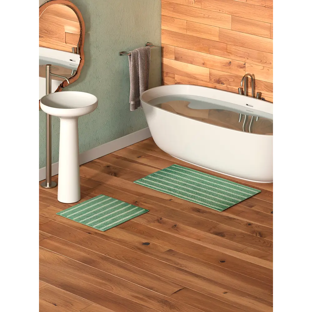 Ковер шенилл этна пэ 50x80 см зеленый Santreyd STLM-2163137 - Вид №6