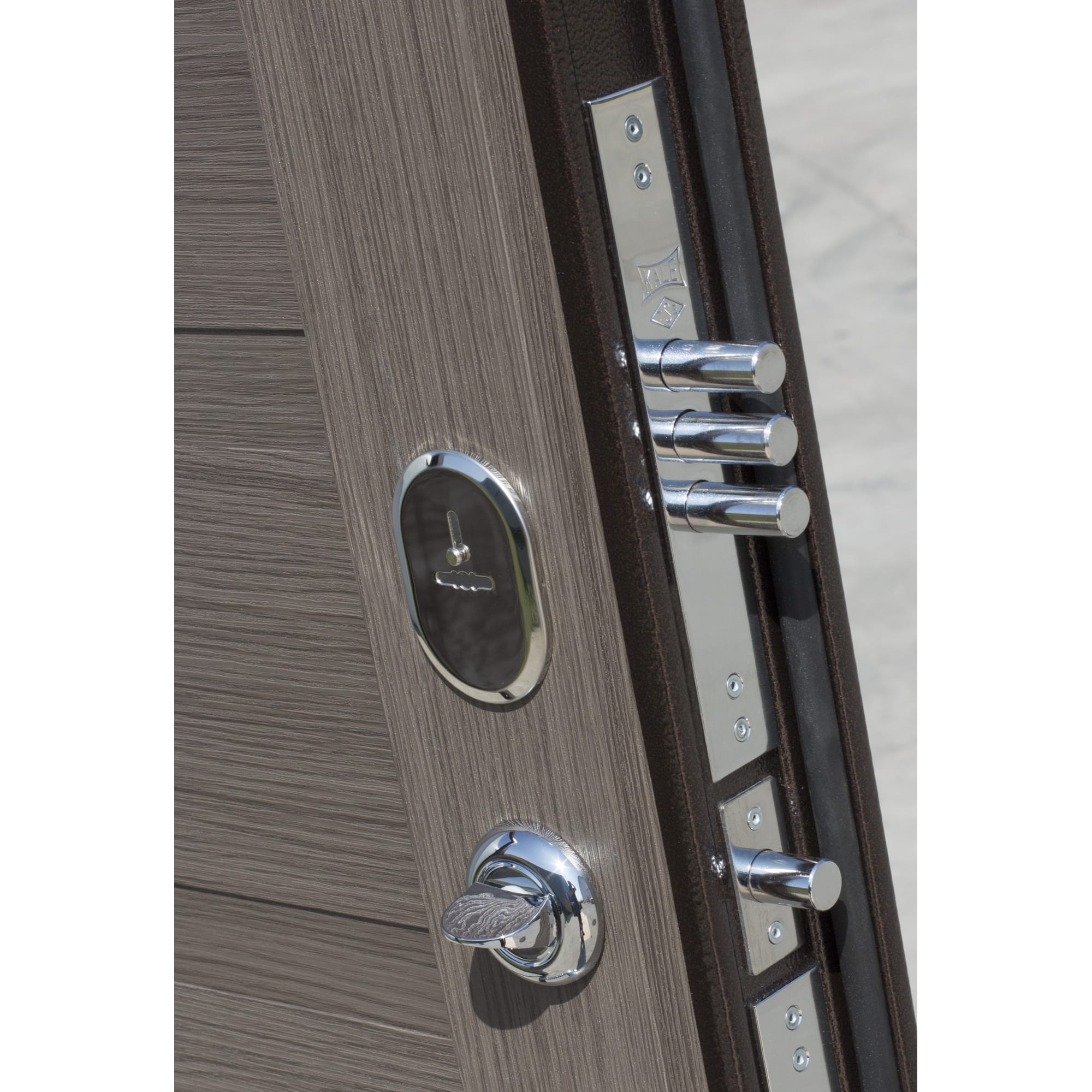 82120553 Дверь входная металлическая Ницца, 860 мм, левая, цвет грей царга Santreyd  - Вид №2