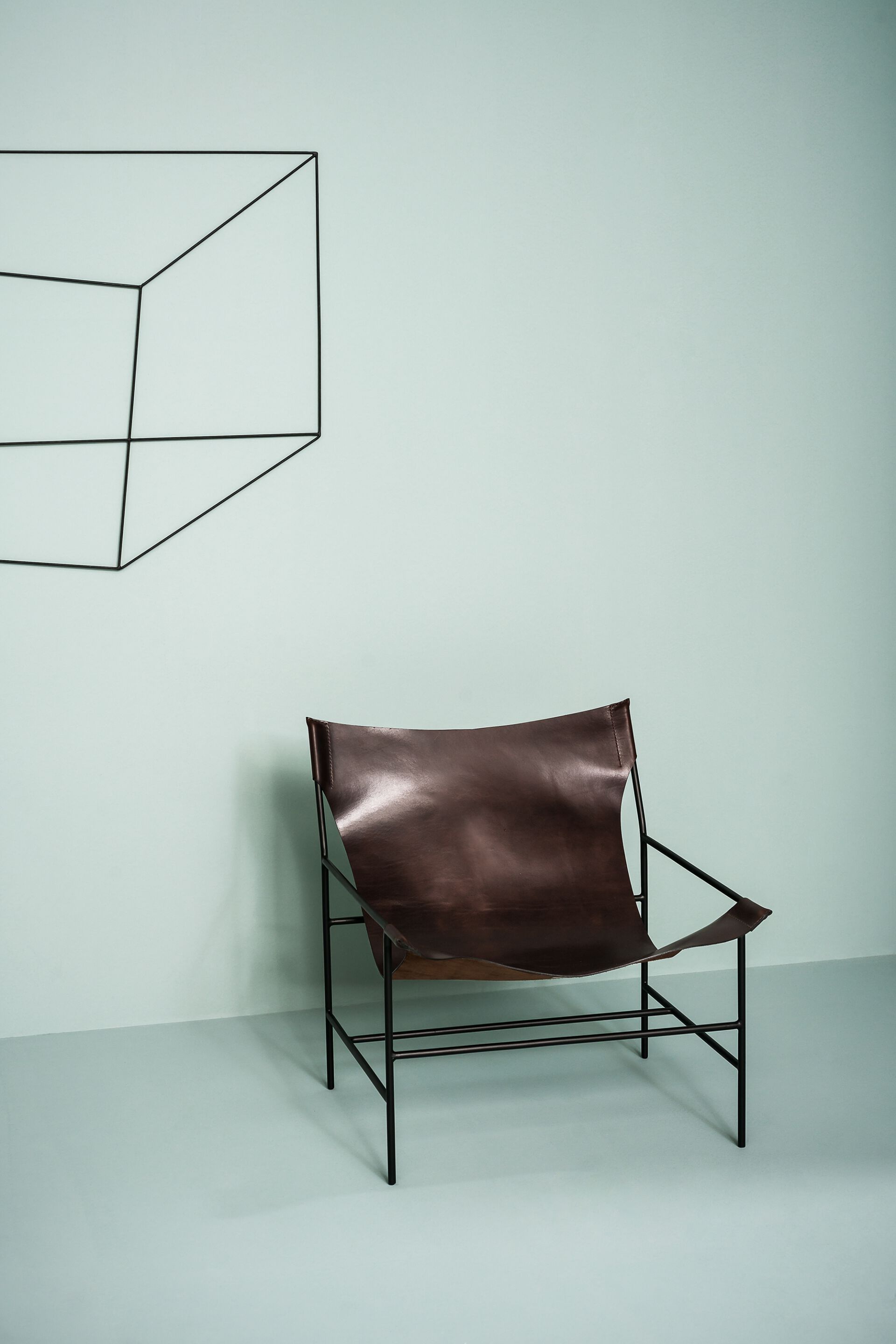 Кожаное кресло с подлокотниками Baxter Leggia ARCH-00090487 - Вид №3